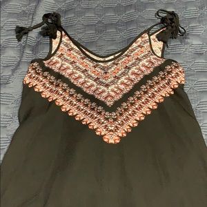 Black knee length sundress